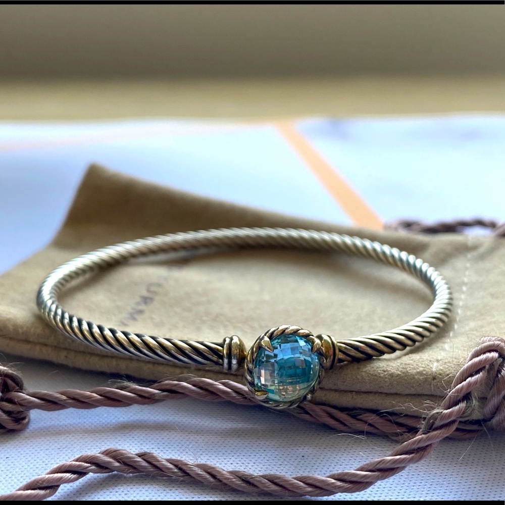 David Yurman Blue Topaz Bracelet